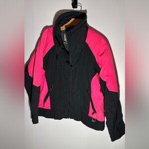 Women's Black and Pink Jacket